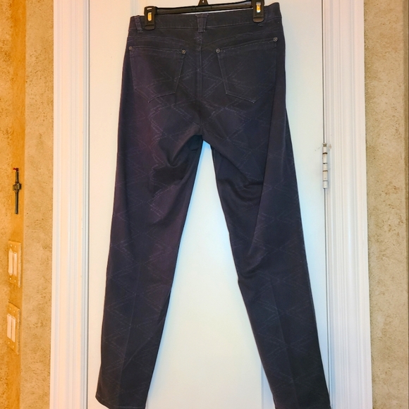 Democracy Black Chevron Patterned Freedom Jegging Jean Size 8 - Picture 4 of 7